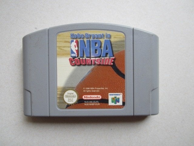 NBA Courtside N64 Nintendo 64, Ophalen of Verzenden, Zo goed als nieuw, Sport, 3 spelers of meer