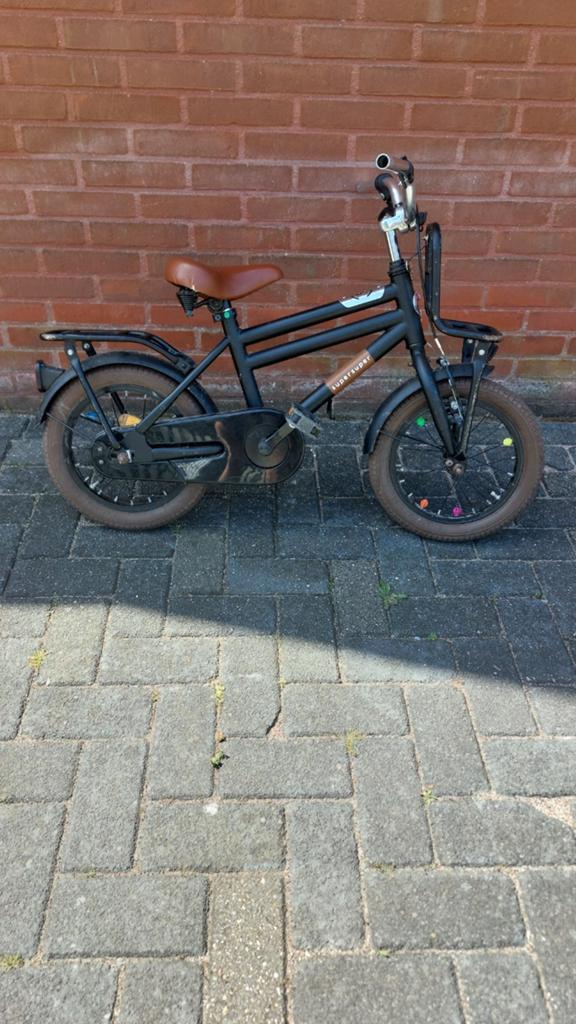 Supersuper Cooper 14 inch kinderfiets met terugtraprem, Fietsen en Brommers, Fietsen | Kinderfietsjes, Ophalen, Gebruikt, Minder dan 16 inch