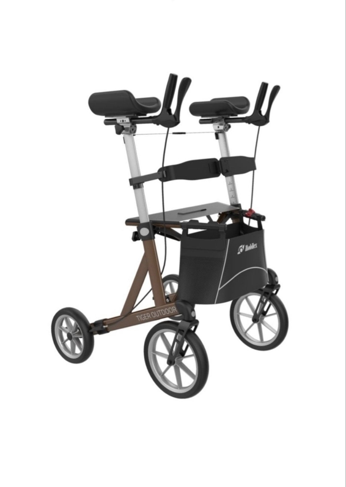 Mobilex Rollator Tiger outdoor met  onderarmsteunen, Ophalen, Zo goed als nieuw