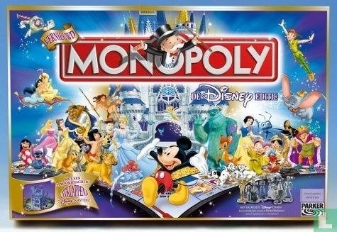 Monopoly Disney editie (vernieuwd), Vijf spelers of meer, Ophalen of Verzenden, Nieuw, Parker