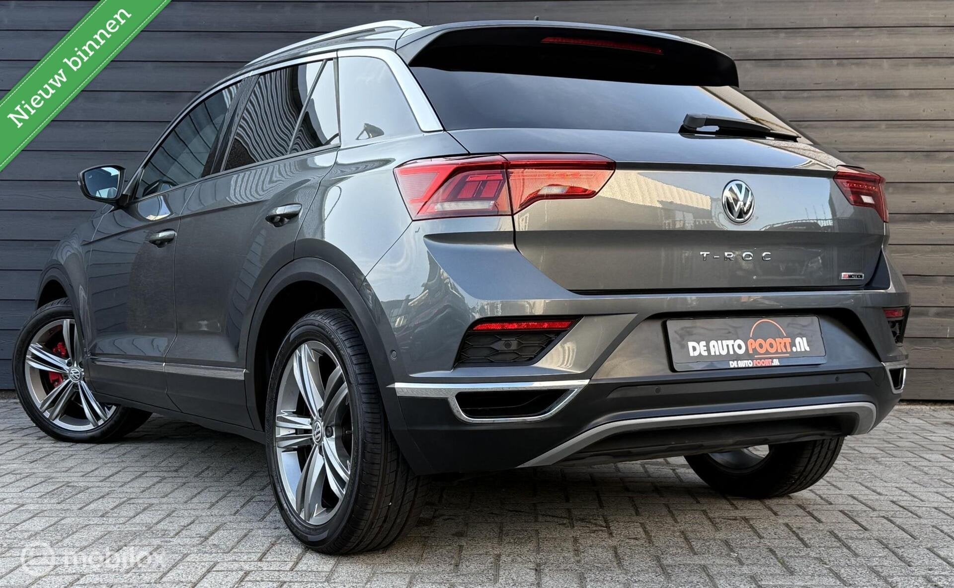 Volkswagen T-Roc 2.0 TSI 4M. Sport R-line/Pano.dak/Viritual, Auto's, Volkswagen, Automaat, 15 km/l, Gebruikt, Leder