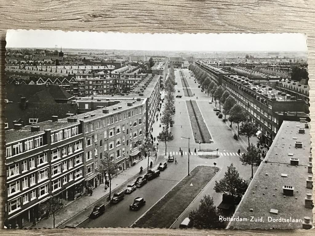 Rotterdam-Zuid Dordtselaan 1955-58, Verzenden, 1940 tot 1960, Gelopen, Zuid-Holland