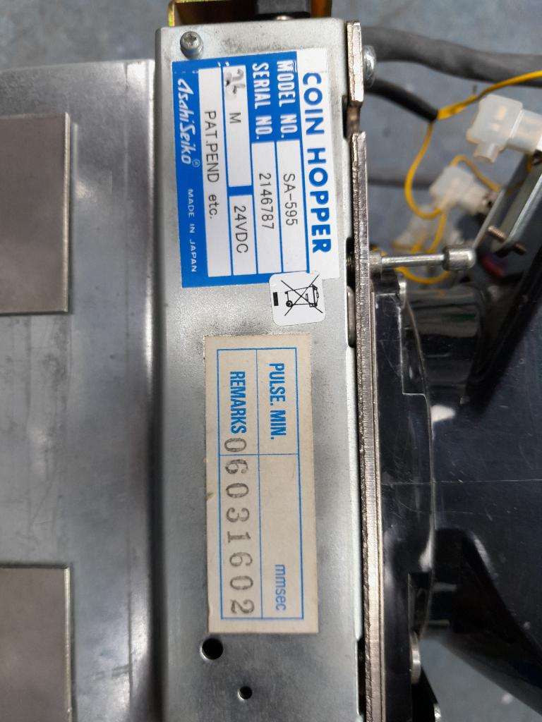 Cupe hopper 1 en 2 euro 24v, Verzamelen, Automaten | Gokkasten en Fruitautomaten, Euro, Ophalen of Verzenden, Gebruikt