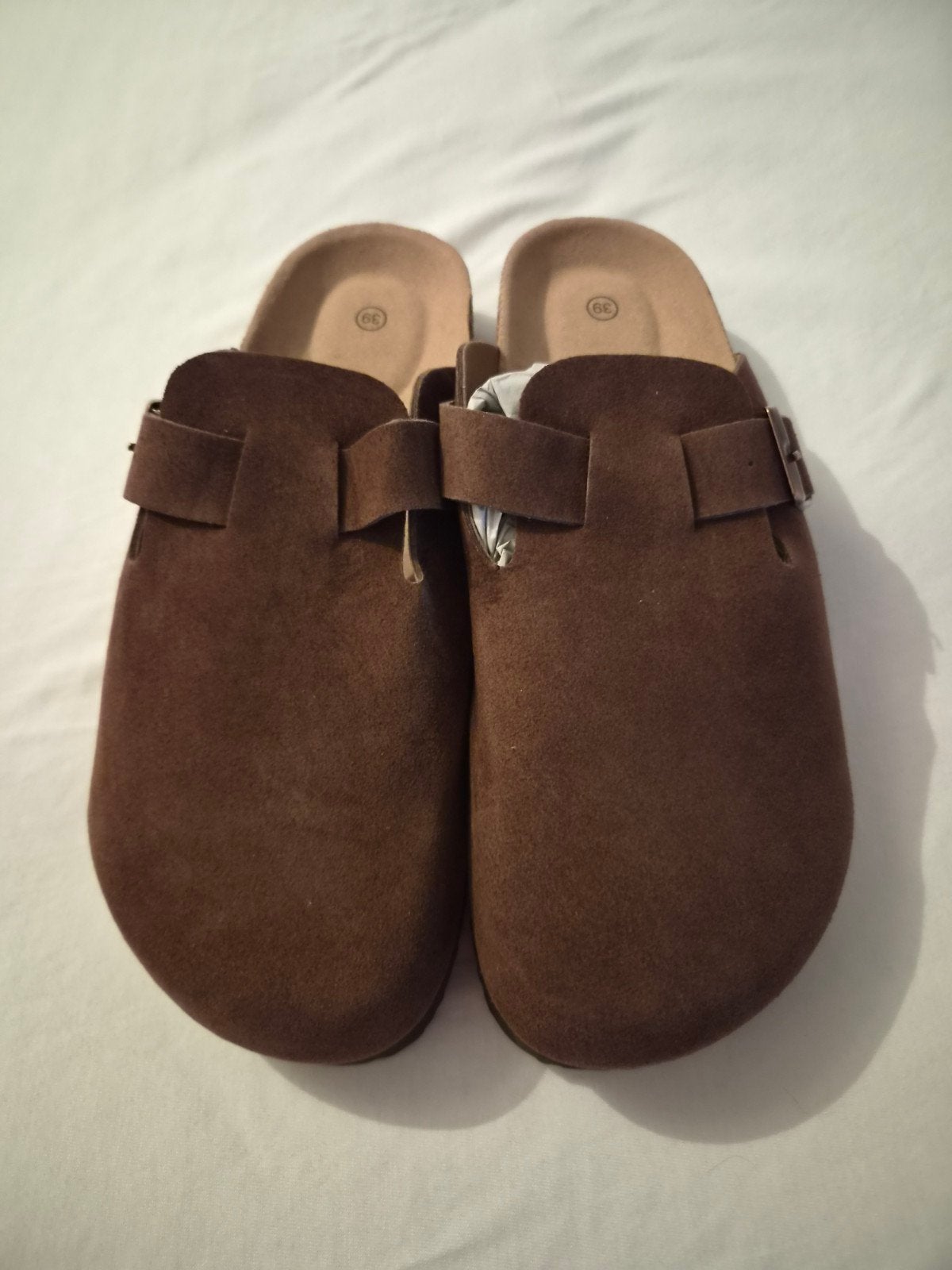 Nieuwe bruine clogs maat 39, Kleding | Dames, Ophalen of Verzenden, Nieuw, Bruin, Instappers