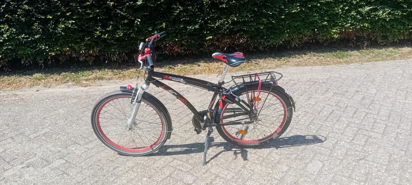 Jongensfiets 26 inch - Prima voor een volgende ronde, Terugtraprem, Gebruikt, Versnellingen, Minder dan 49 cm