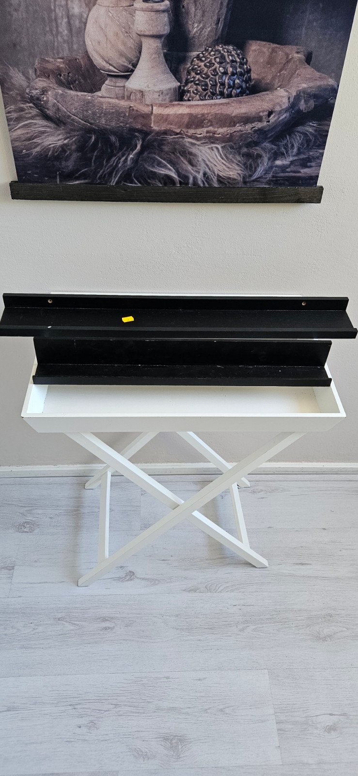 2 zwarte wandplanken (1+1 gratis), Huis en Inrichting, Ophalen of Verzenden, Zo goed als nieuw