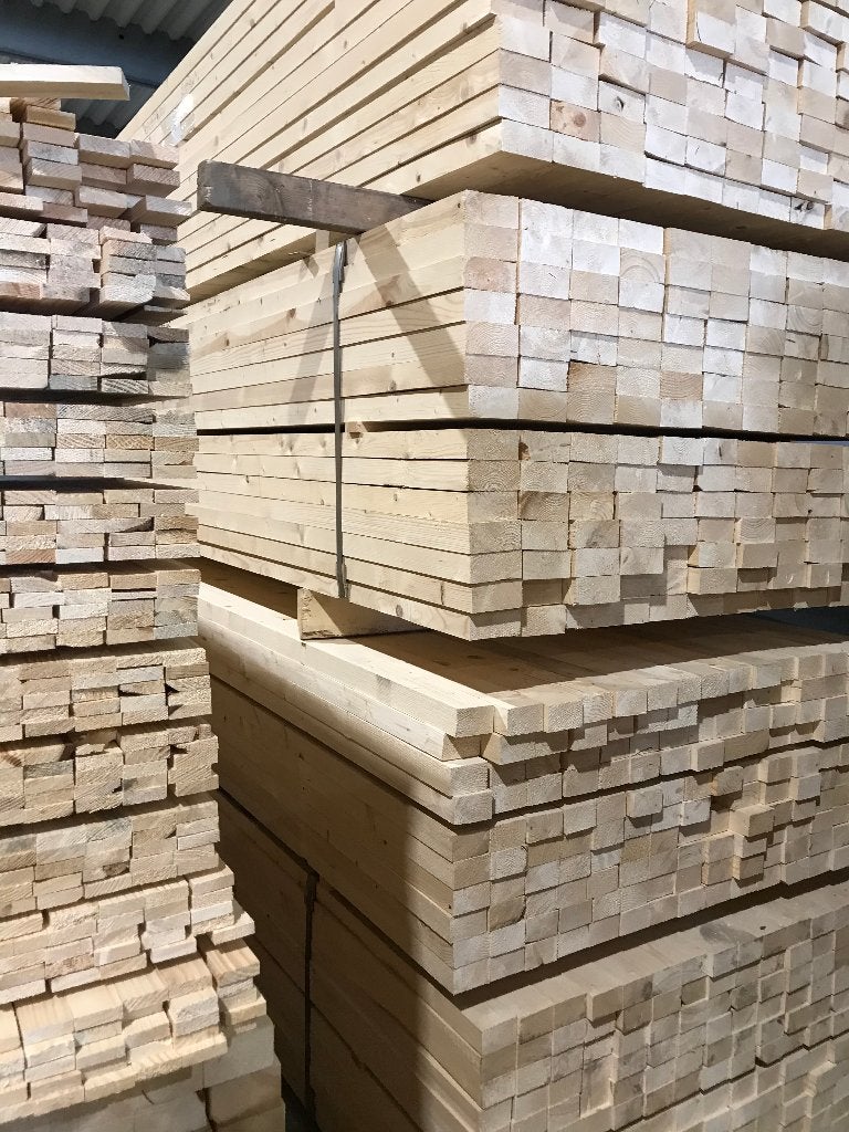 Vuren latten 32x50 geschaafd 25x48 panlatten, 25 tot 50 mm, Nieuw, Ophalen of Verzenden, Plank