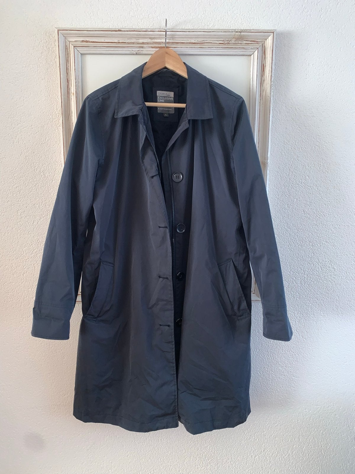 Happy Rainy Days Exclusive Line Regenjas Maat L, Ophalen of Verzenden, Zo goed als nieuw, Maat 52/54 (L), Blauw