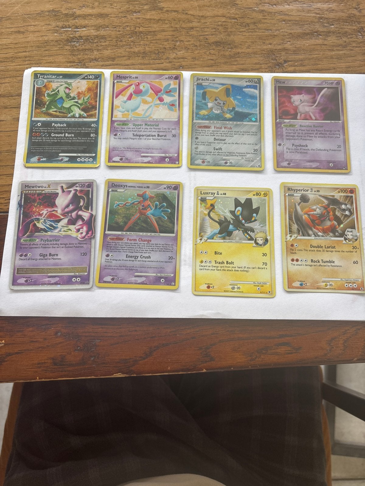 Pokémon Holo Collectie - Mewtwo, Jirachi, Deoxys en meer, Ophalen of Verzenden, Gebruikt, Meerdere kaarten, Foil