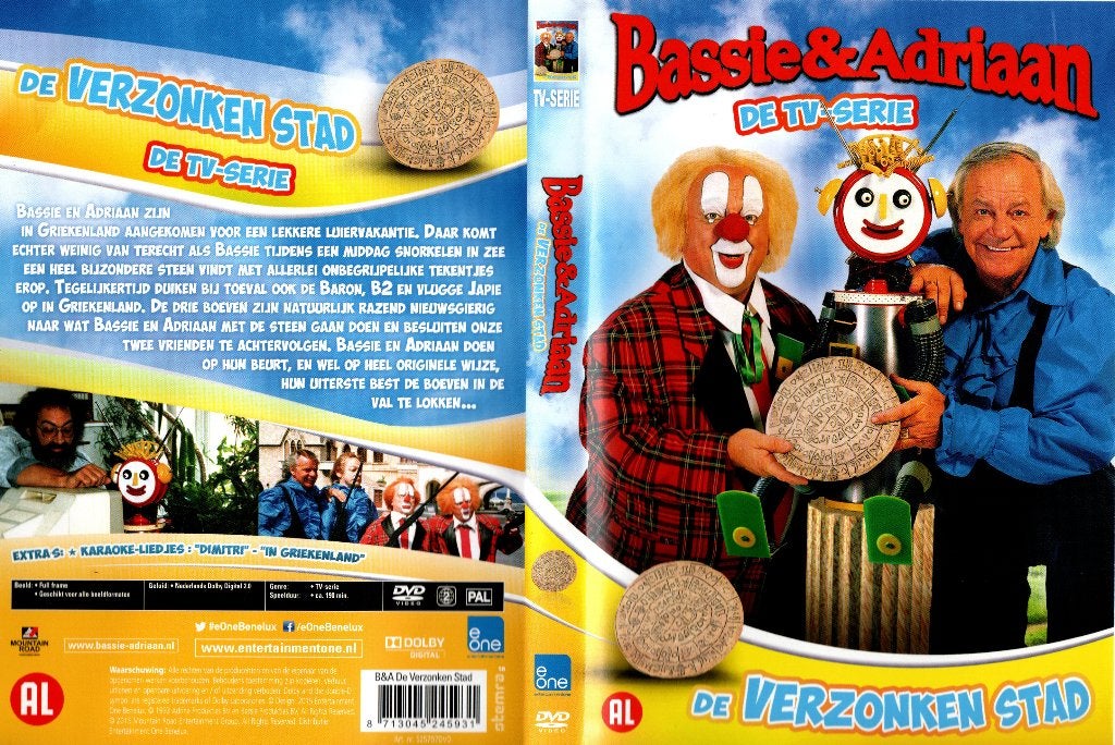 Bassie & Adriaan de verzonken stad, Alle leeftijden, Ophalen of Verzenden, Zo goed als nieuw