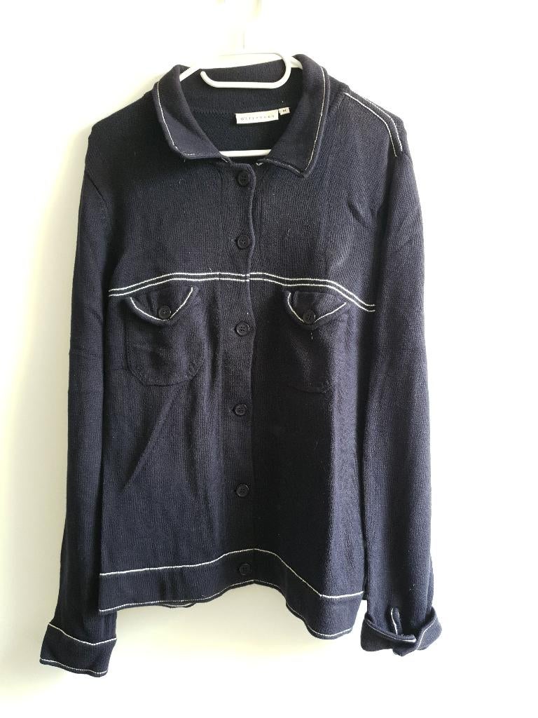 Vest Witteveen, Maat 38/40 (M), Blauw, Ophalen of Verzenden, Zo goed als nieuw
