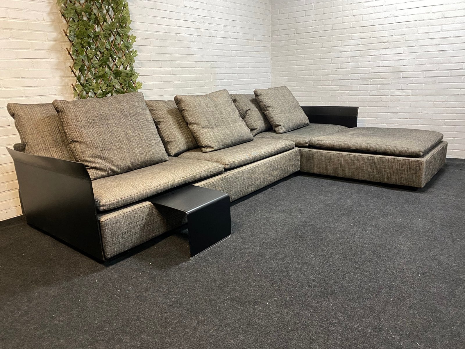 Flexform Resort hoekbank - Gratis Levering, Ophalen of Verzenden, Zo goed als nieuw, 150 cm of meer, Vierpersoons of meer