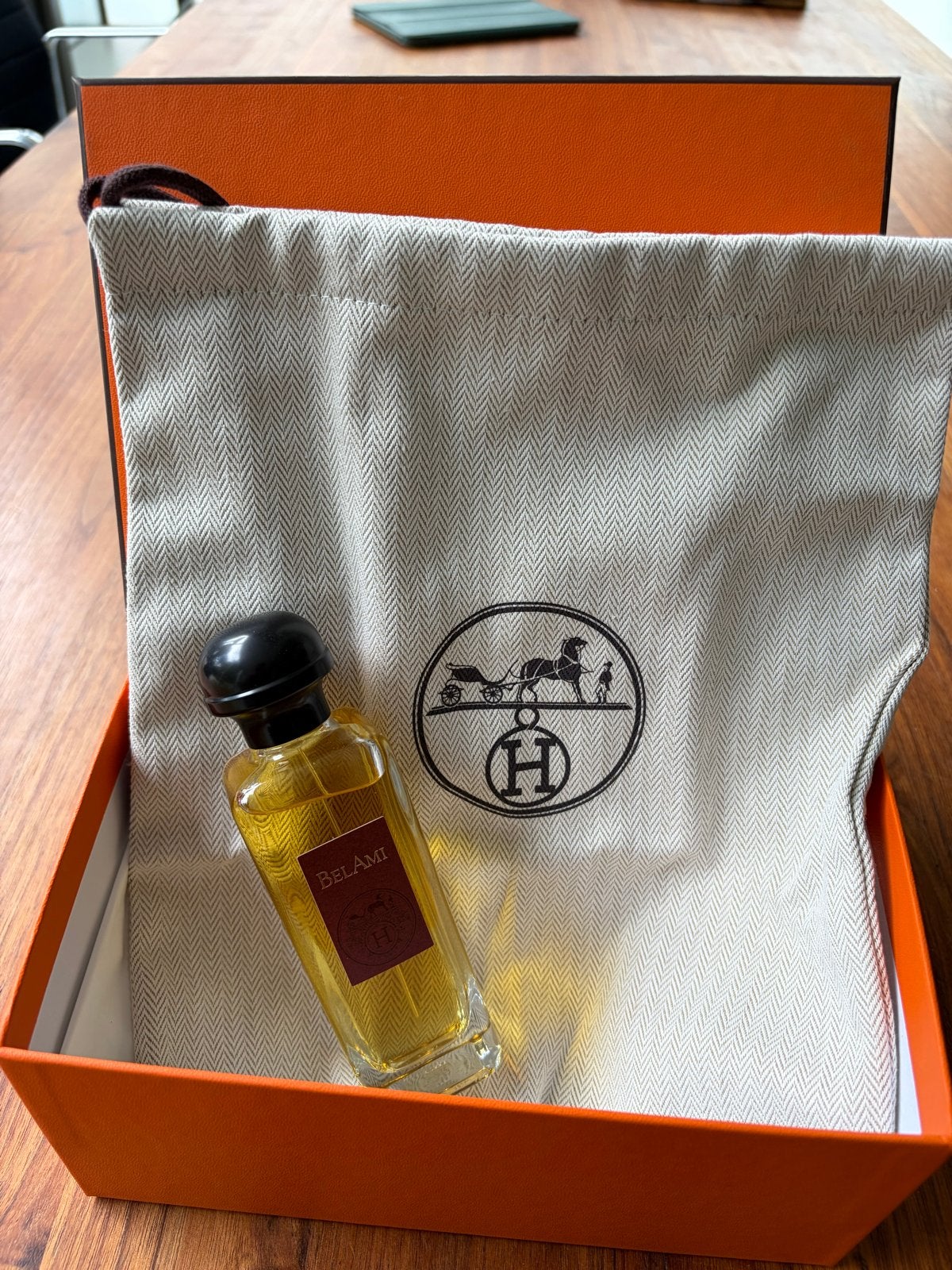 Hermès Bel Ami 100 ml EDT - Herenparfum, Ophalen of Verzenden, Zo goed als nieuw