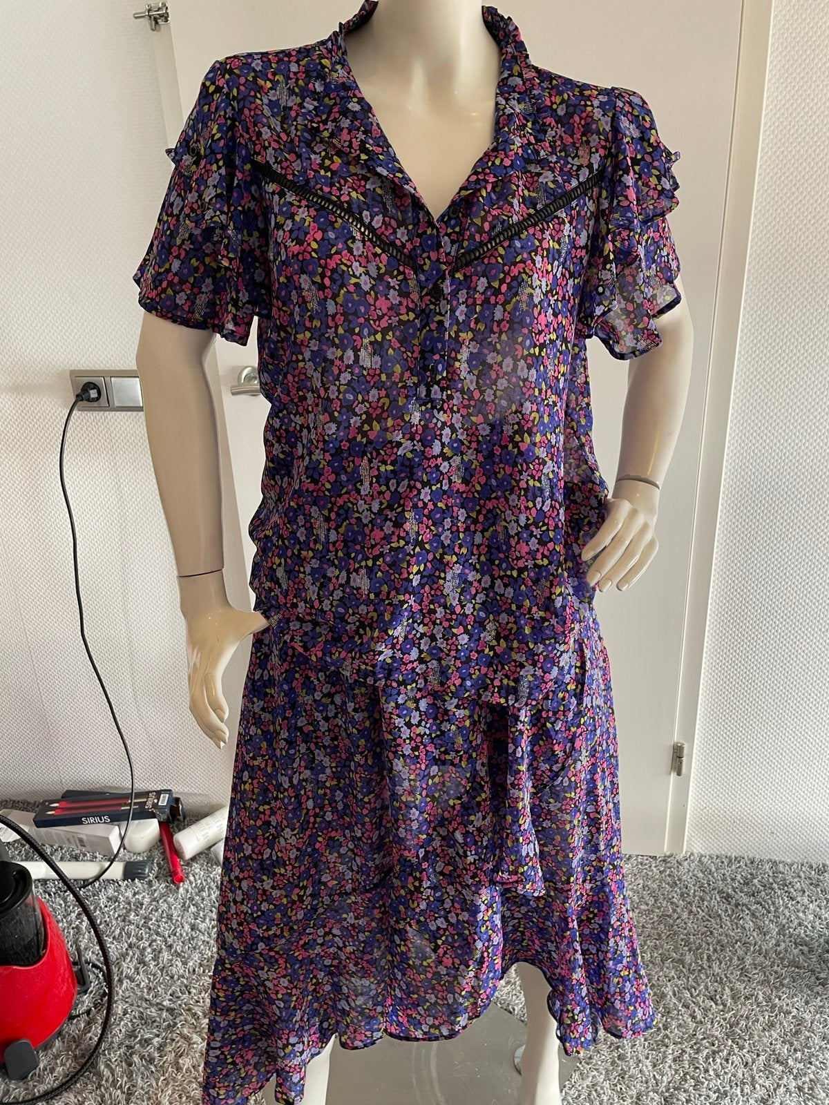 Eksept rok s met bijpassend blouse m, Maat 38/40 (M), Paars, Ophalen of Verzenden, Zo goed als nieuw