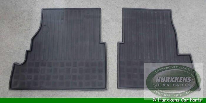 Vloermat set rubber  voorzijde voetkuip rechts gestuurd voor, Auto-onderdelen, Land Rover, -, -, Nieuw