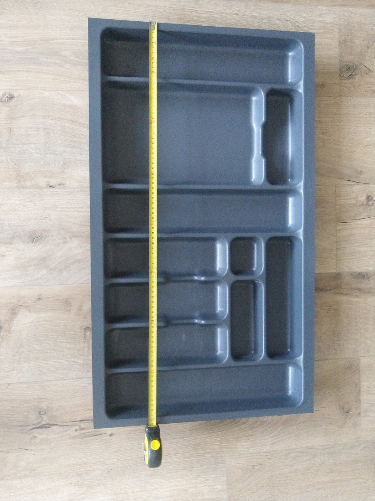 Bestekbak 81x47 cm - Grijs kunststof, Ophalen of Verzenden