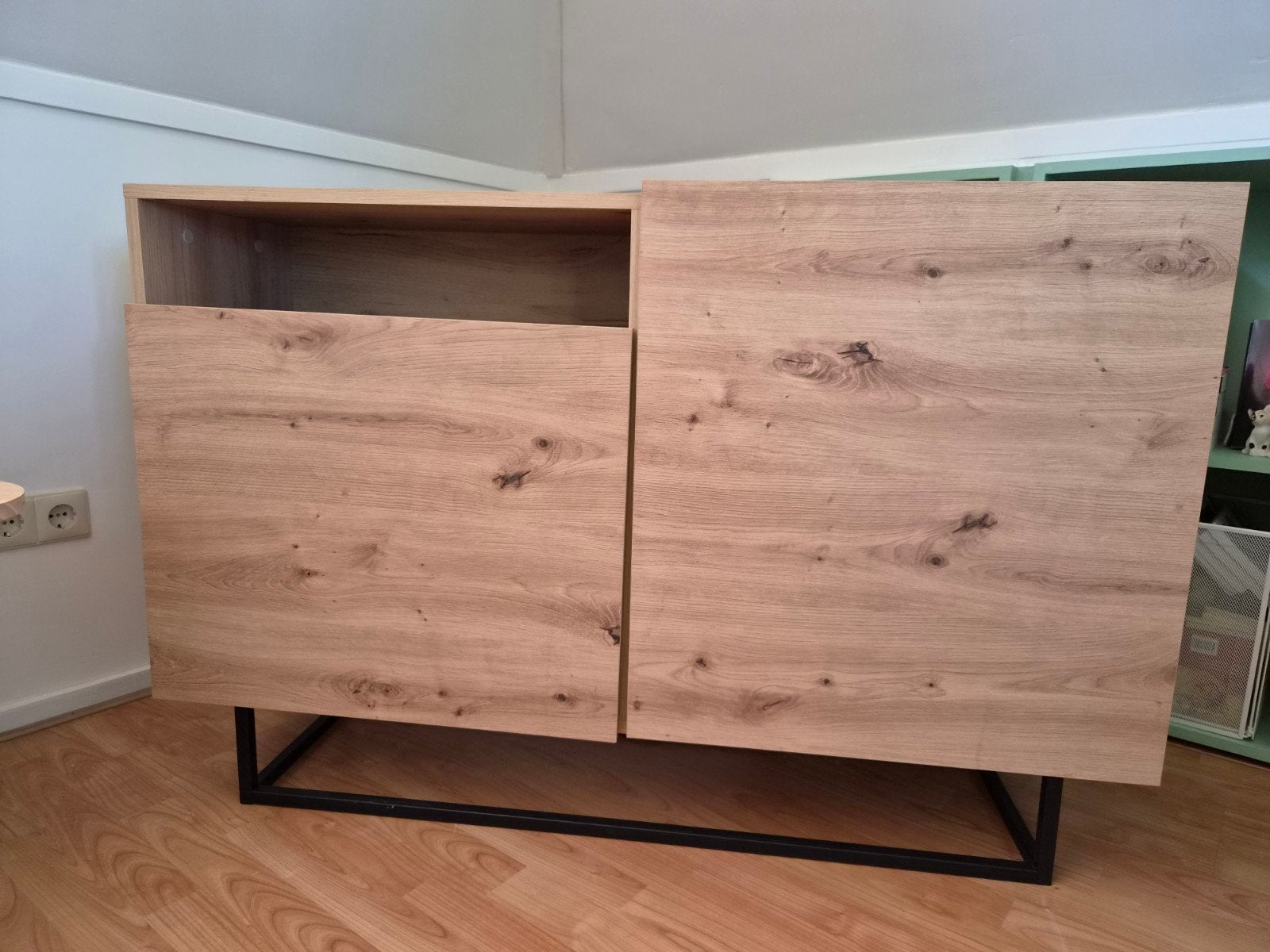 Modern dressoir 120x80cm, Ophalen, Met deur(en), 100 tot 150 cm, Modern, Industrieel