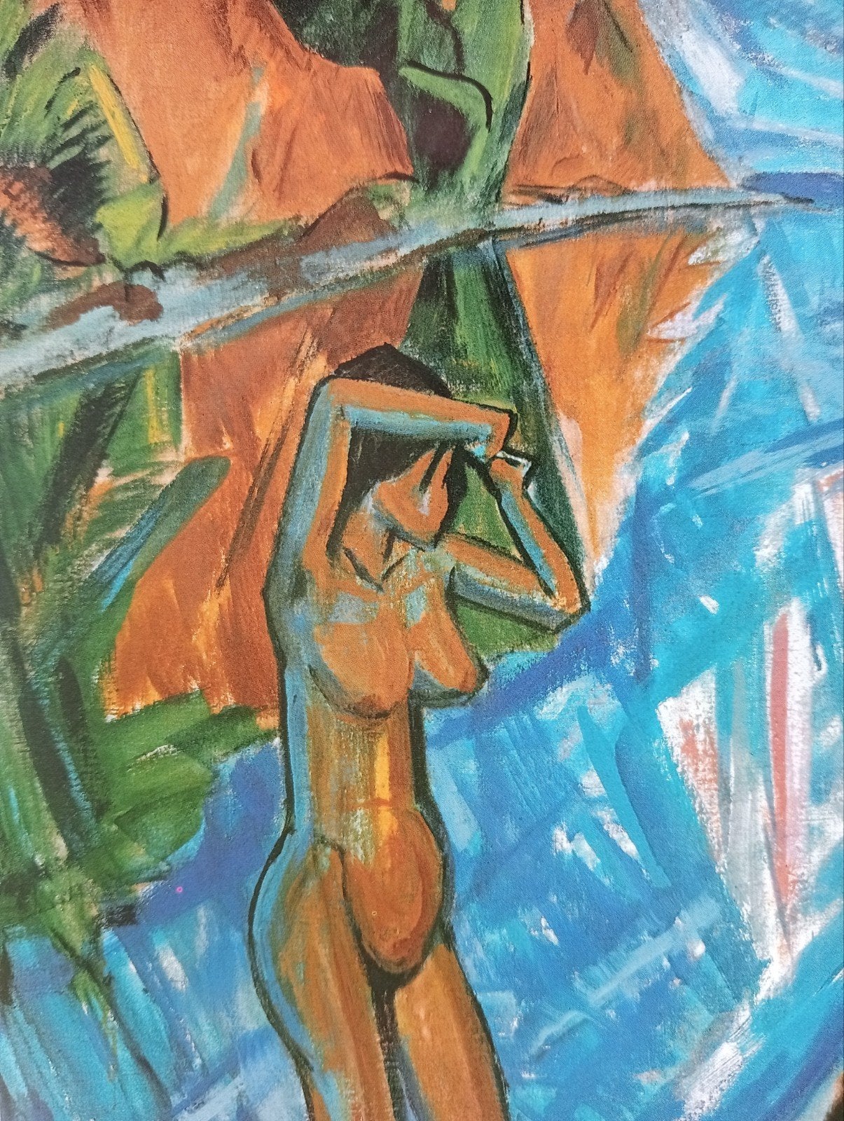 Erich Heckel print naakt erotiek, Ophalen of Verzenden