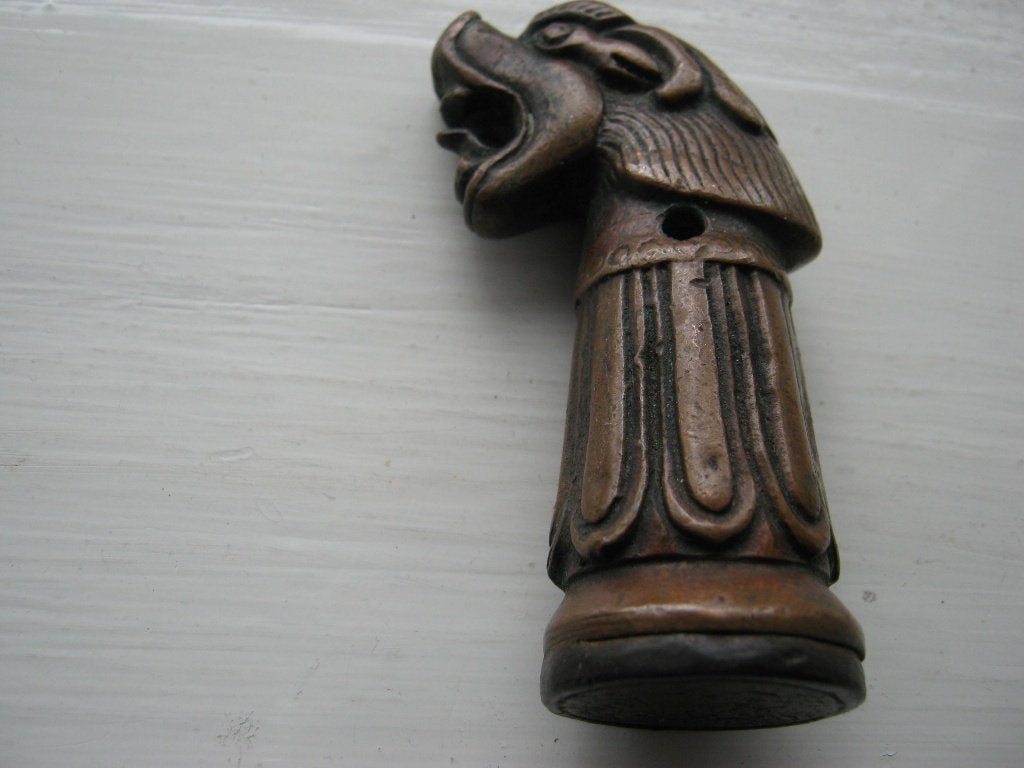 Antiek Chinees Bronzen Lakstempel, Verzenden