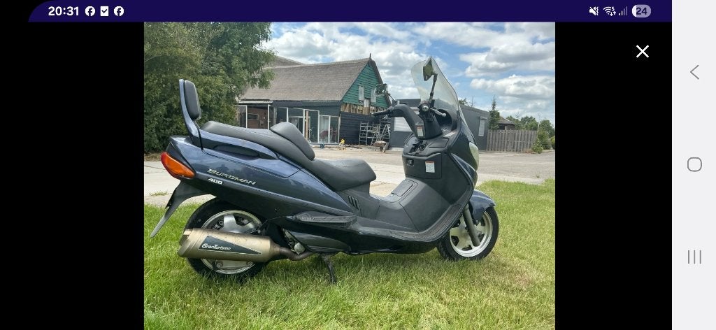 Suzuki Burgman 400 Scooter - Comfortabel en Betrouwbaar, Motoren, 400 cc, Scooter, Sportuitlaat, Gebruikt