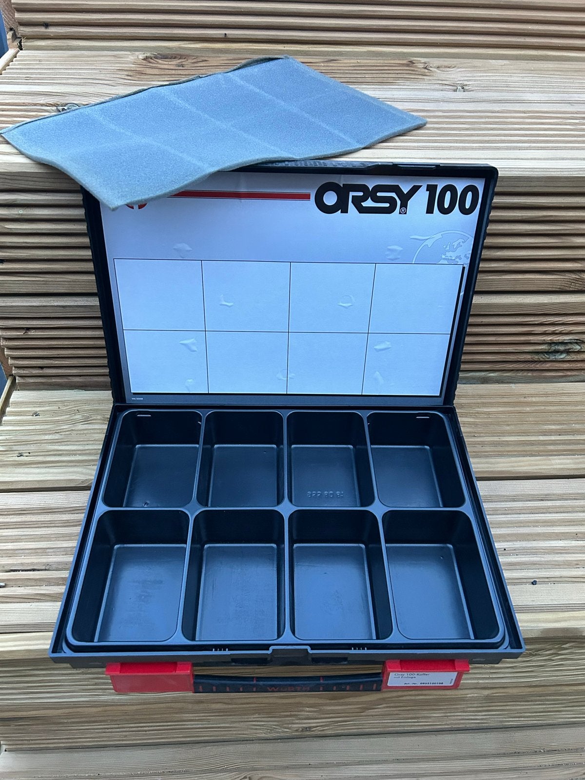 Wurth Orsy 100 assortimentskoffer - Leeg, Ophalen, Gebruikt
