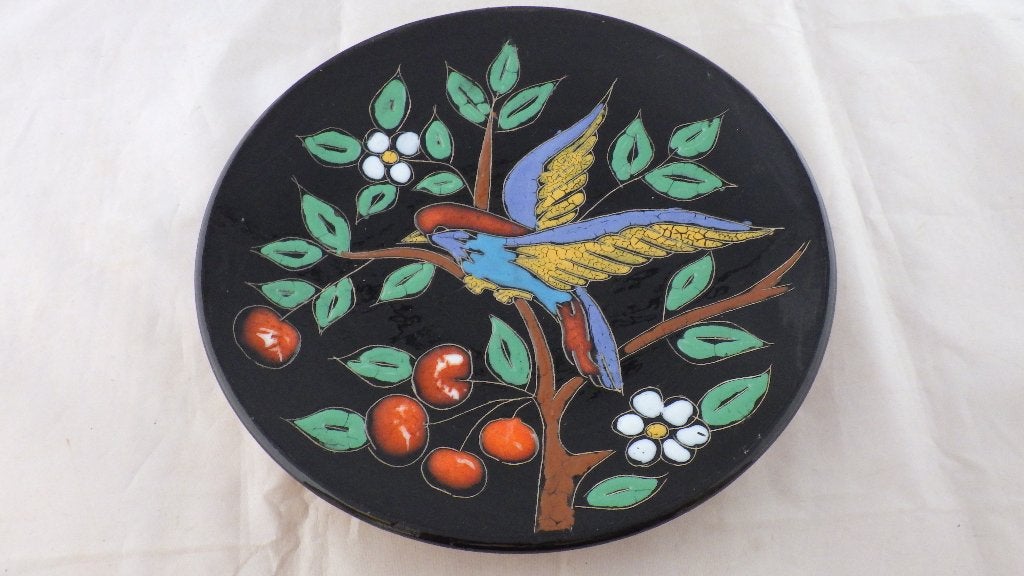 mooi wandbord met vogel als thema, Ophalen of Verzenden