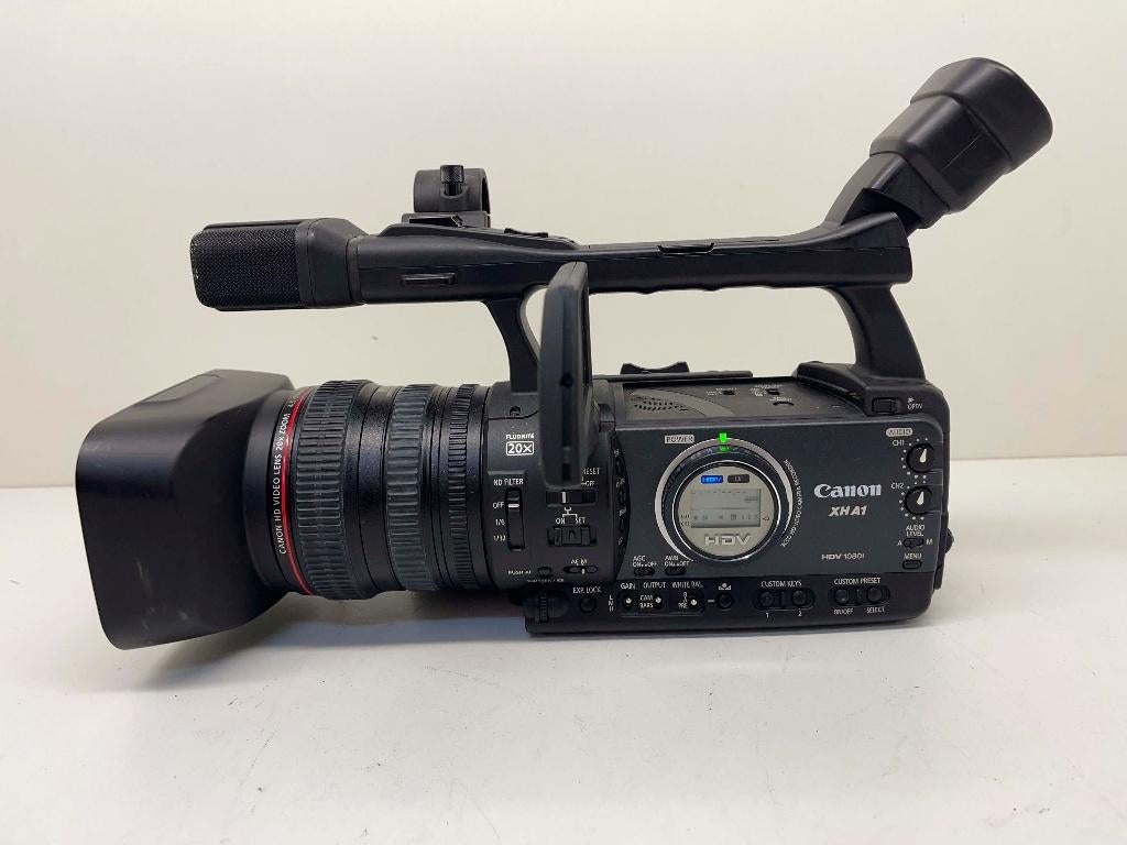 Canon XH-A1 E HDV Mini DV semi pro Camcorder Met Firewire, Mini dv, N, Canon, Ophalen of Verzenden