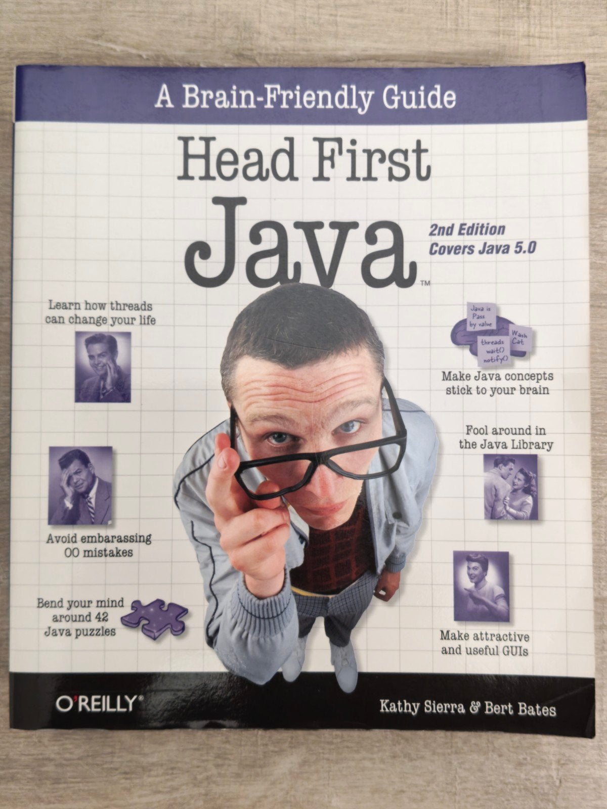 Head First Java - 2nd Edition (O'Reilly), Boeken, Ophalen of Verzenden, Gelezen, Programmeertaal of Theorie, Kathy Sierra & Bert Bates