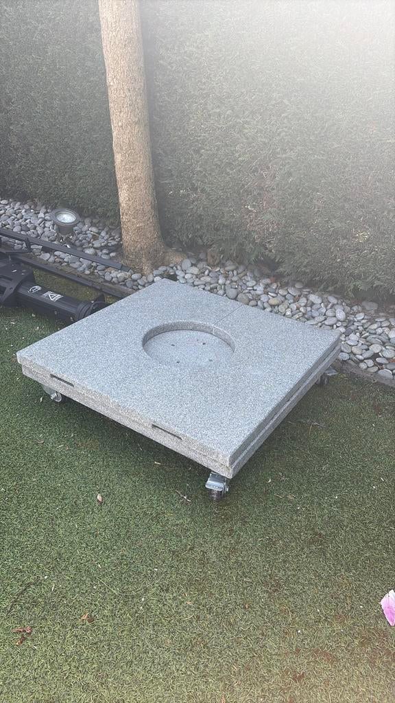 Parasolvoet Palermo 90kg – met wielen – zo goed als nieuw, Tuin en Terras, Parasols, Ophalen, Zo goed als nieuw, Minder dan 1 meter