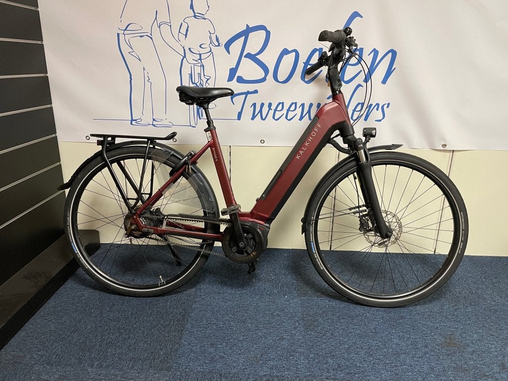 Kalkhoff Image 5 .B Bosch Belt E-Bike Dames 8v 28/53cm, Niet ingevuld, Zo goed als nieuw, 51 tot 55 cm, 50 km per accu of meer