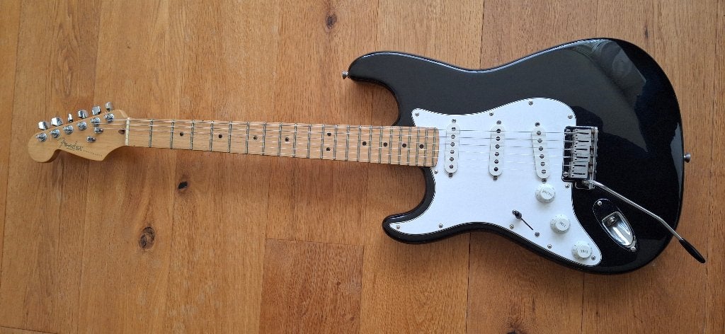 Fender Stratocaster American Standard Linkshandig uit 1995, Muziek en Instrumenten, Ophalen, Gebruikt, Solid body, Fender
