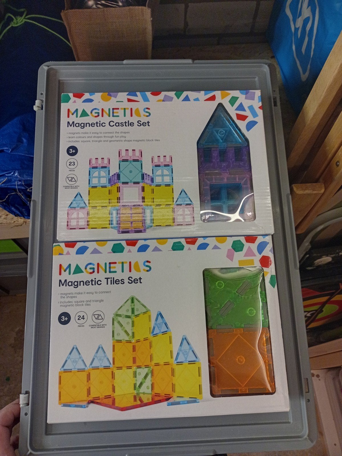 nieuw magnetische speelgoed 2 doosjes, Ophalen, Nieuw