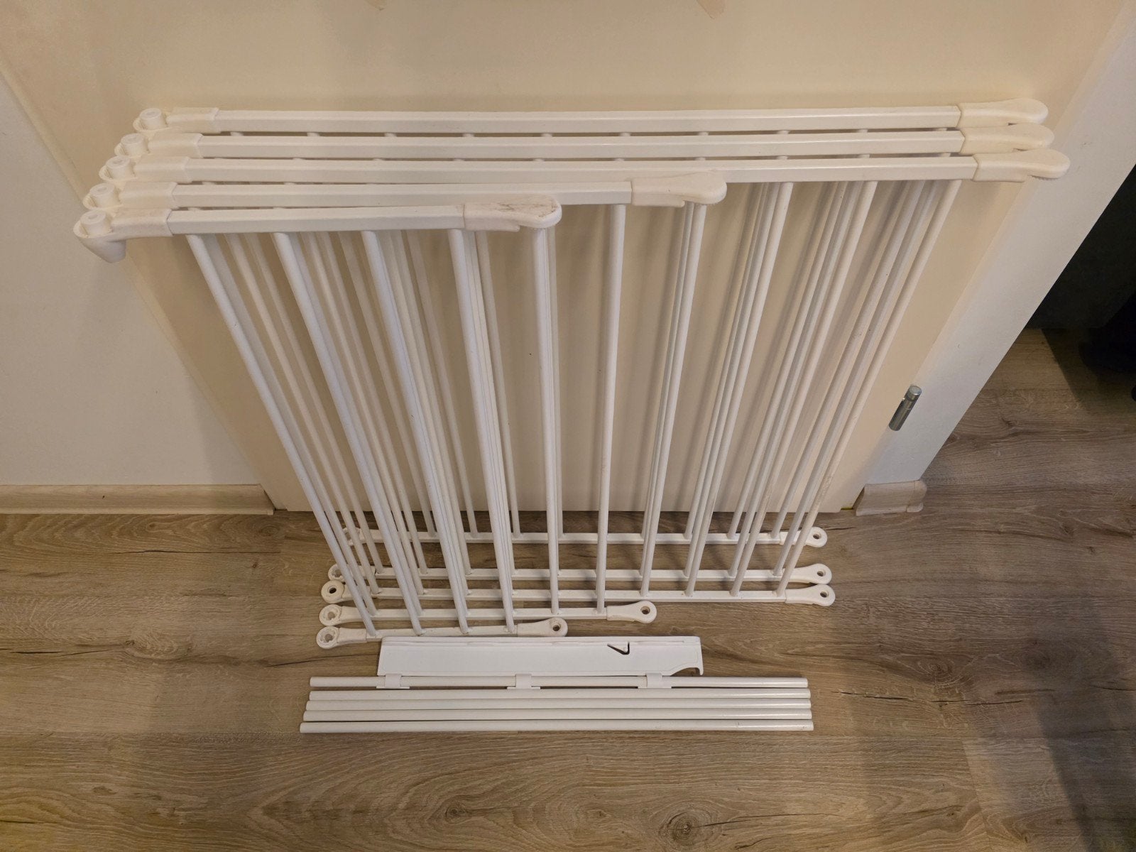 BabyDan Flex traphekje veiligheidshek – losse panelen, Ophalen, Gebruikt, Metaal of IJzer, 115 cm of meer