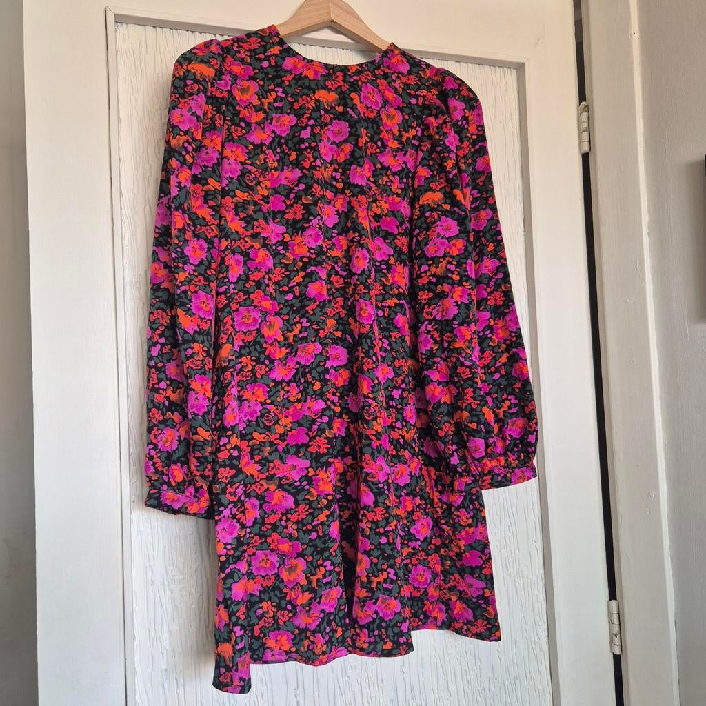 Lolly's Laundry Carla Dress XS | Kleurrijke Bloemenjurk, Kleding | Dames, Ophalen of Verzenden, Zo goed als nieuw, Lolly's Laundry