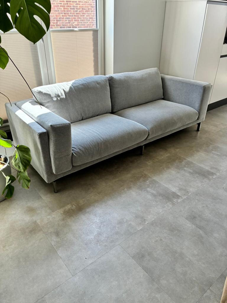 Ikea Nockeby bank - Topstaat en makkelijk te verhuizen!, Ophalen, Driepersoons, 75 tot 100 cm, Zo goed als nieuw