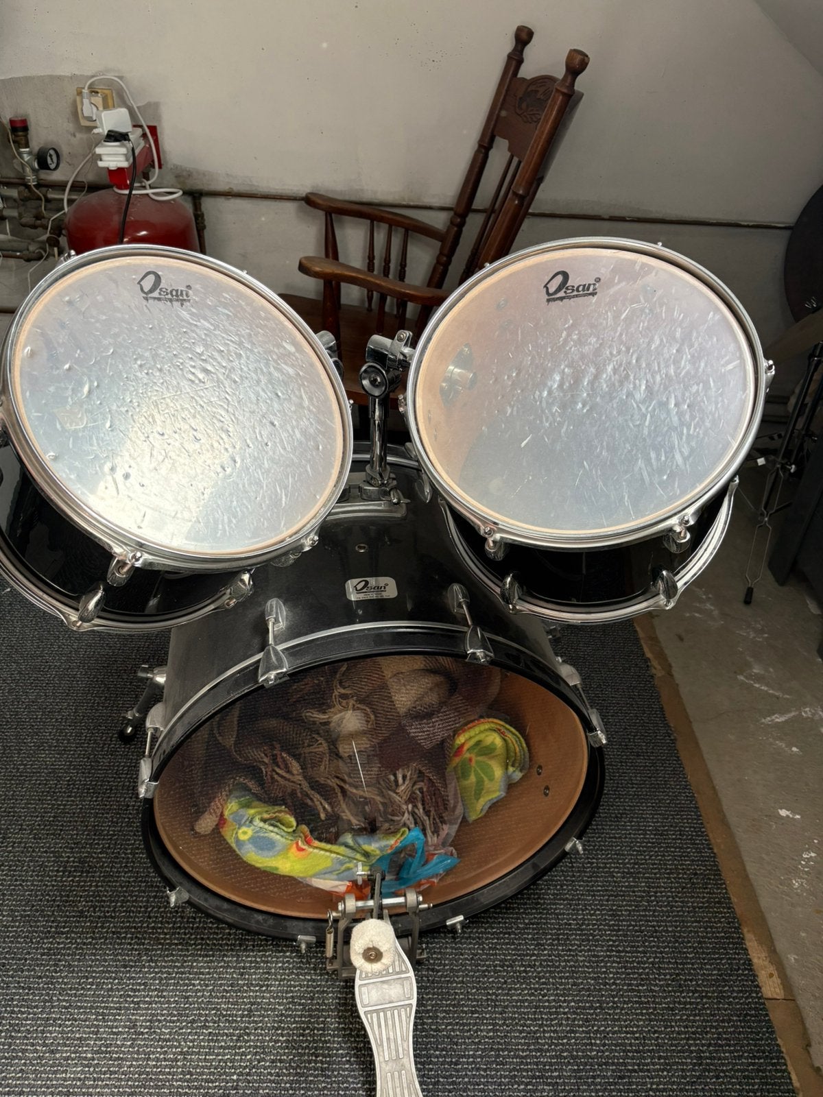 Drumstel, Muziek en Instrumenten, Ophalen, Gebruikt, Overige merken