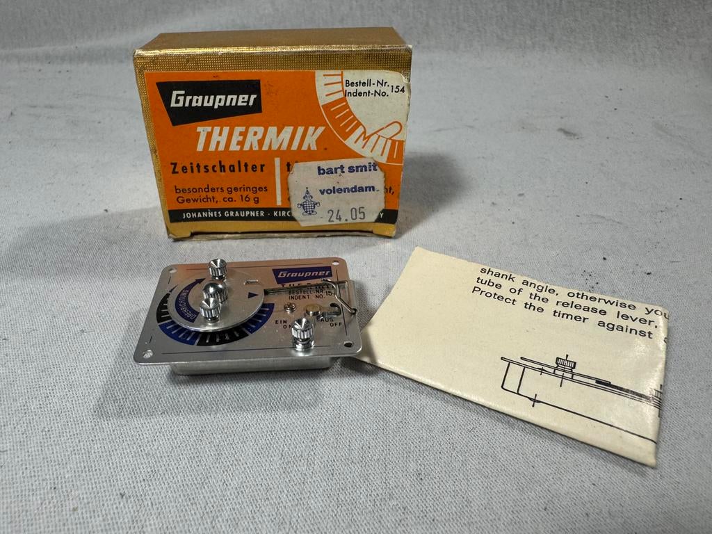 Graupner mechanische timer, Ophalen of Verzenden, Zo goed als nieuw