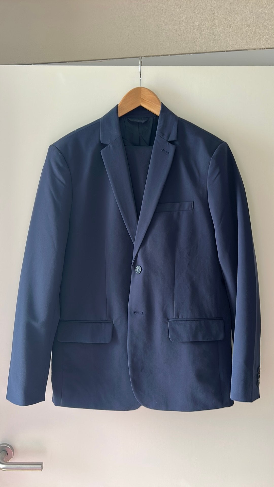 Only & Sons Slim Fit Pak, Blauw, Kleding | Heren, Kostuums en Colberts, Ophalen of Verzenden, Zo goed als nieuw, Maat 48/50 (M)