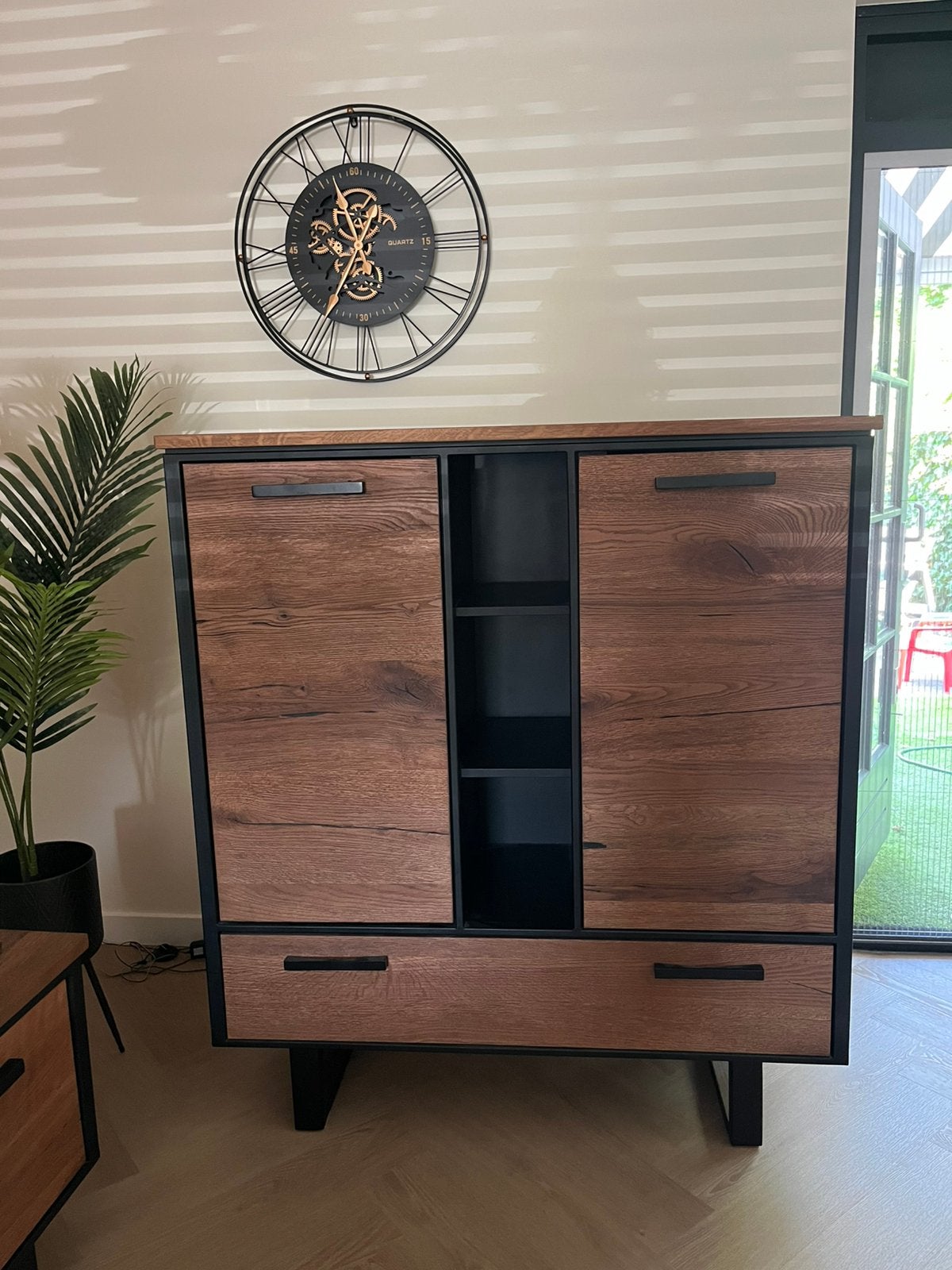 Henders & Hazel Highboard Oxford kast, Ophalen, Zo goed als nieuw, 25 tot 50 cm, 100 tot 150 cm