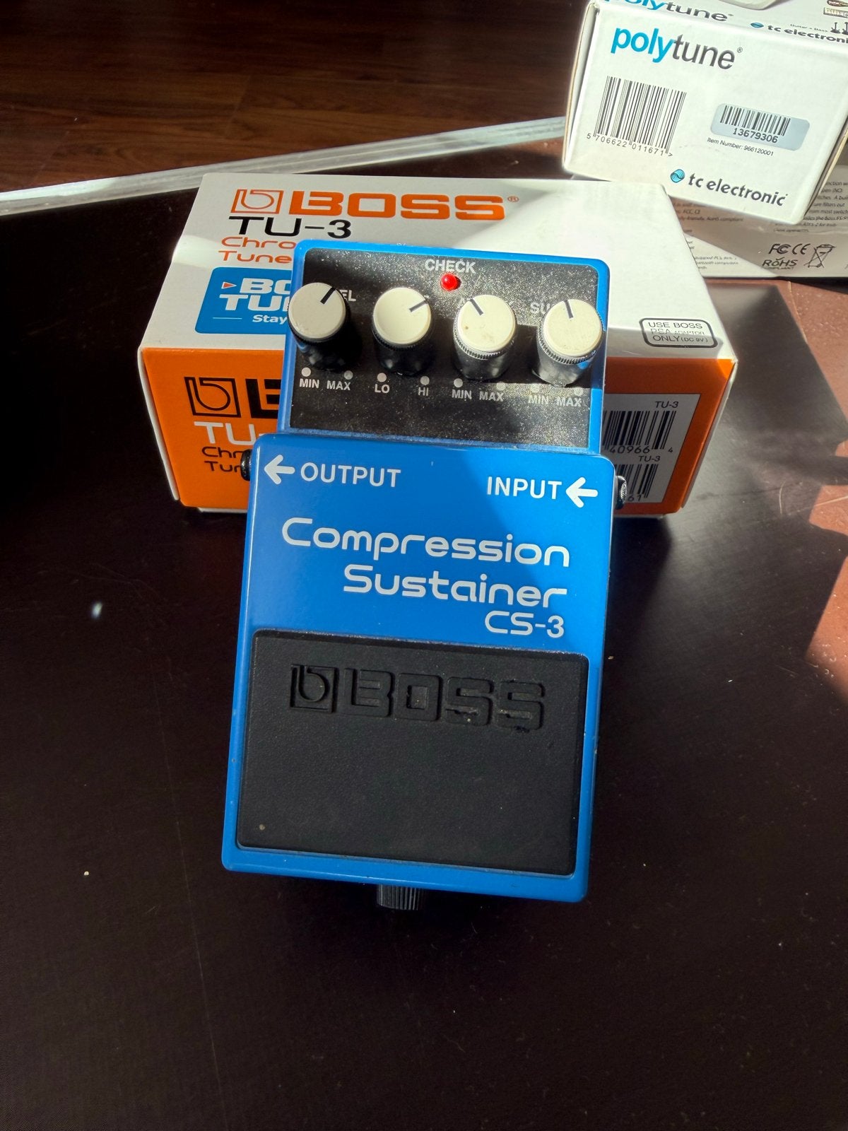 Boss CS-3 Compression Sustainer gitaarpedaal, Muziek en Instrumenten, Effecten, Ophalen of Verzenden, Zo goed als nieuw, Compressor