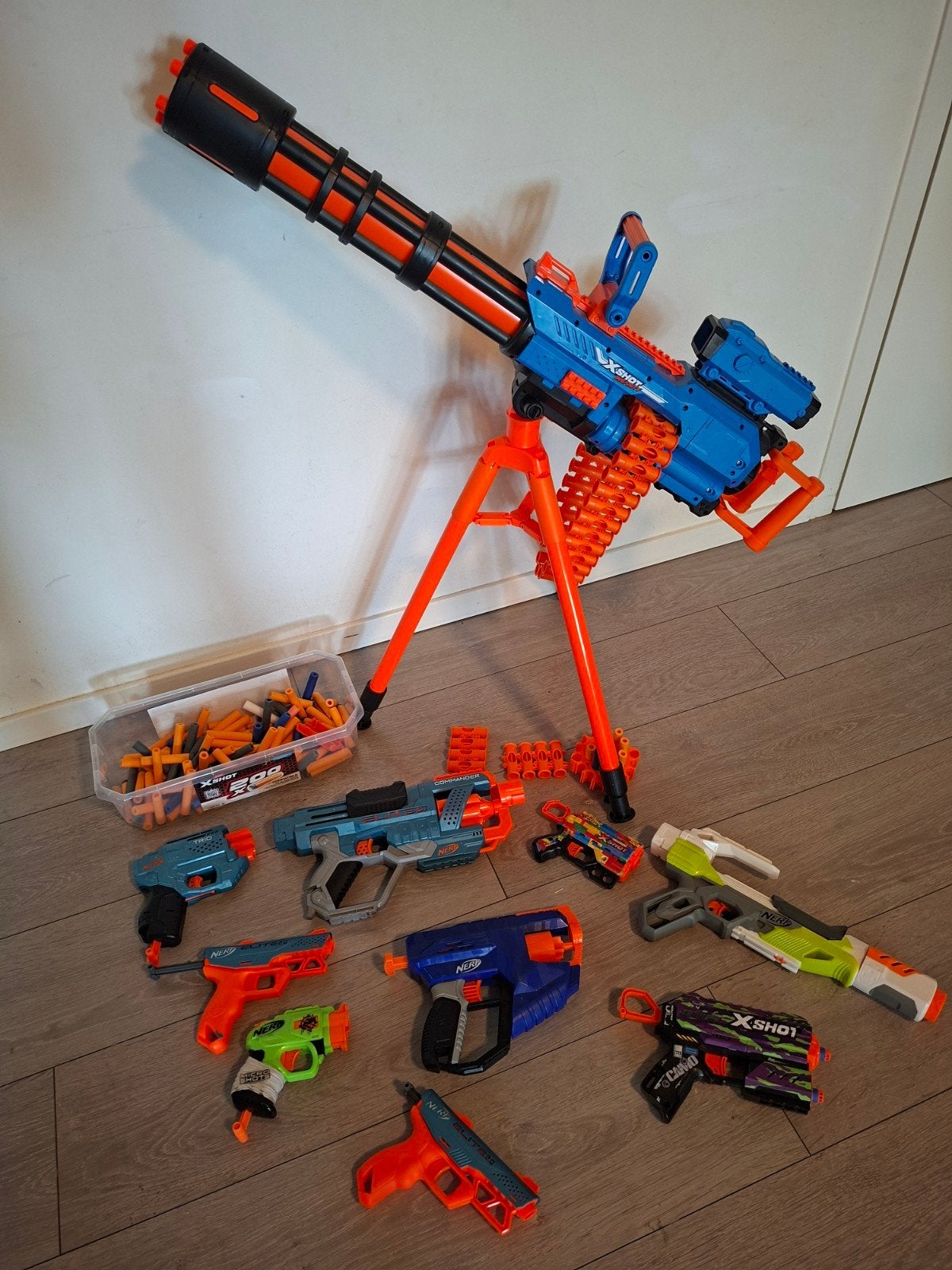 Grote Nerf en X-Shot Blaster Collectie met Munitie, Kinderen en Baby's, Speelgoed | Overig, Ophalen of Verzenden