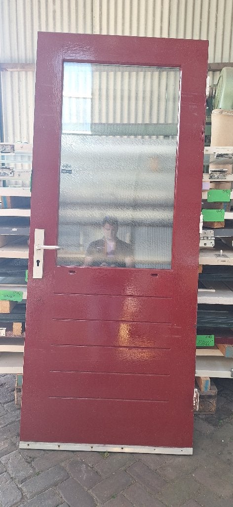 Achterdeur schuurdeur buitendeur deur 210.4 x 87.4 ( 092 ), Ophalen, Gebruikt, 80 tot 100 cm, Buitendeur