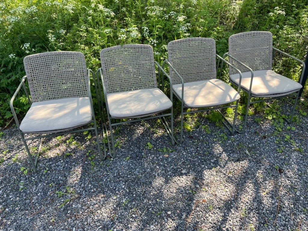 Nieuw - 4 Seasons Outdoor tuin arm stoel stapelbaar, Tuin en Terras, Tuinstoelen, Ophalen of Verzenden, Nieuw, Rvs, Stapelbaar