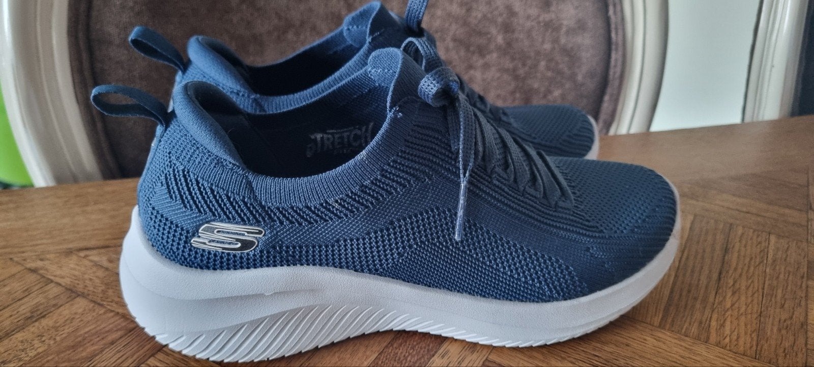 Skechers Air-Cooled Memory Foam Sneakers Maat 36, Skechers, Blauw, Ophalen of Verzenden, Sneakers of Gympen