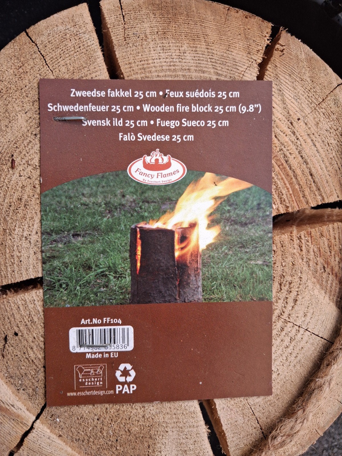 Vuurkorf met Zweedse Fakkel - Gezellige Warmte, Ophalen, Nieuw, Vuurkorf