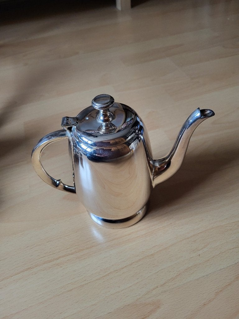 Verzilverde koffie en thee set, Ophalen