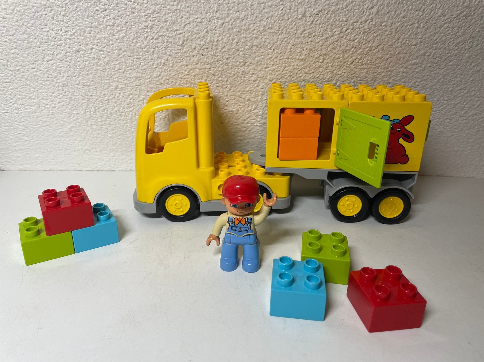 Duplo 10601 Vrachtwagen, Ophalen of Verzenden, Zo goed als nieuw, Compleet, Duplo