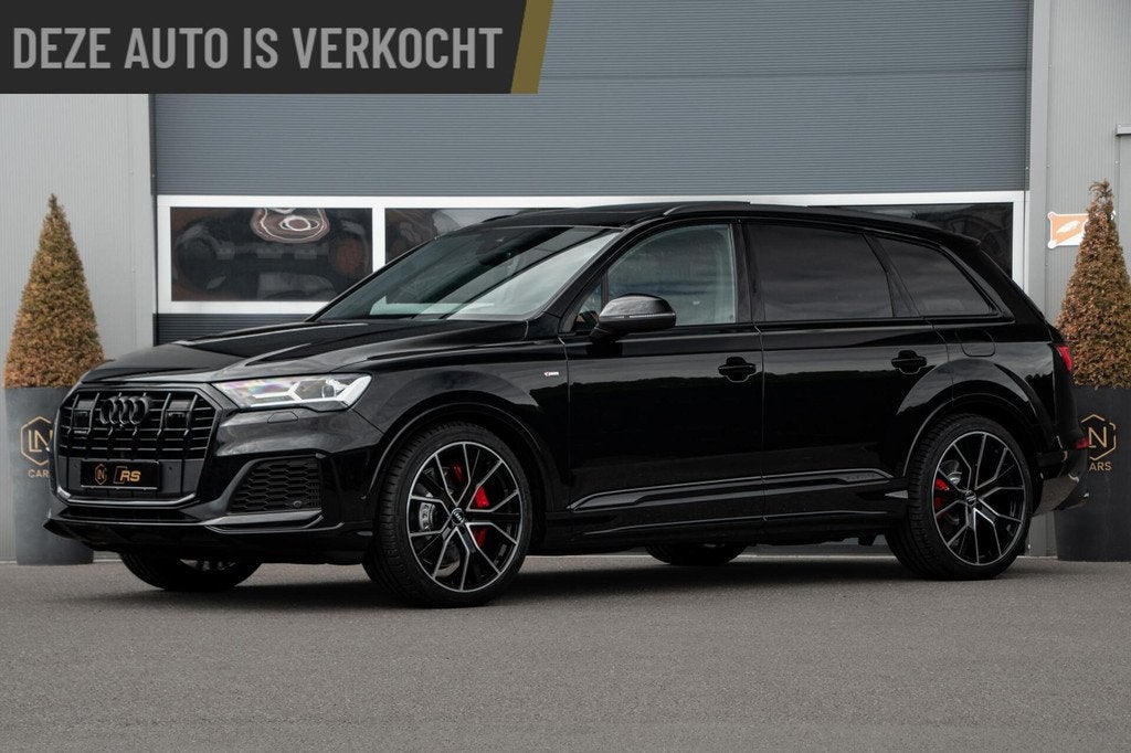 Audi Q7 55 TFSIe quattro S Line|Massage|HUD|PANO|Alcantara, Automaat, Gebruikt, 2995 cc, Met garantie (alle)