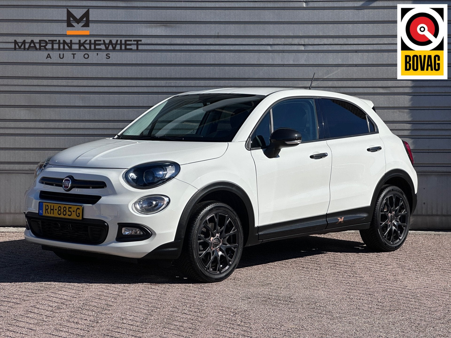 Fiat 500 X 1.4 Turbo MultiAir S-Design|Automaat|Navigatie|Xe, Gebruikt, 4 cilinders, Wit, Origineel Nederlands