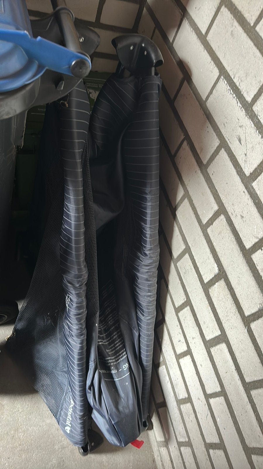 Campingbedje prenetal, Ophalen, Zo goed als nieuw, Minder dan 140 cm, Matras
